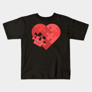 HEART - PUZZLE Kids T-Shirt